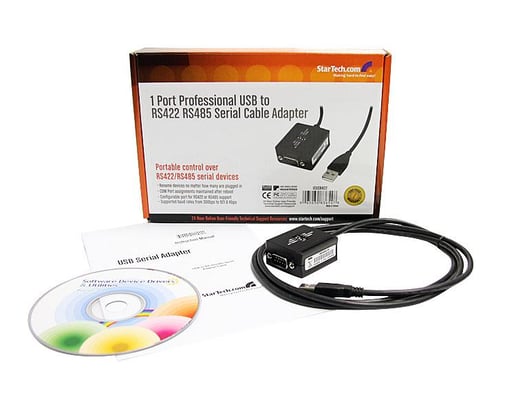 StarTech.com 1 Port Professional RS422/RS485/USB Serial Cable Adaptor (1.8m)