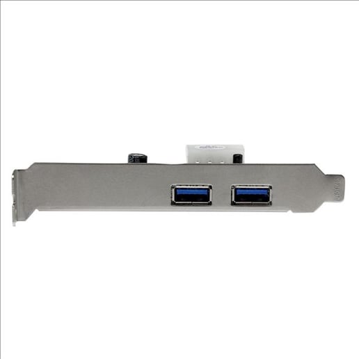 StarTech.com 2 Port PCI Express (PCIe) SuperSpeed USB 3.0 Card Adaptor with UASP - LP4 Power