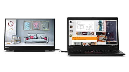 Lenovo ThinkVision M14 14" Full HD IPS USB-C Mobile Portable Monitor