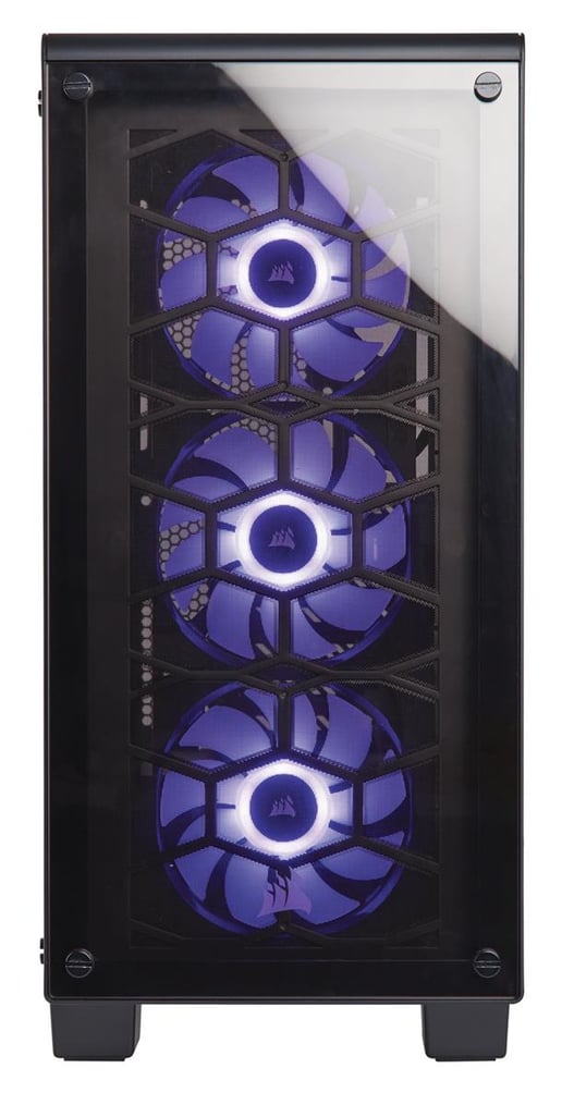 Corsair Crystal 460X RGB Mid Tower Gaming Case - Black 
