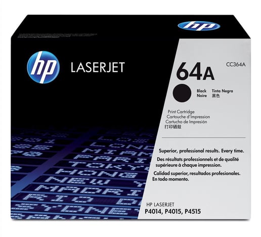 HP 64A Black Laser Toner Cartridge CC364A