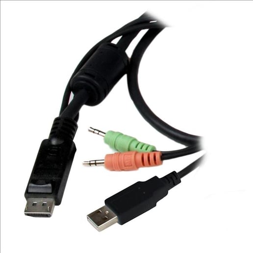 StarTech.com 2-Port USB HDMI Cable KVM Switch with Audio and Remote Switch - USB Powered
