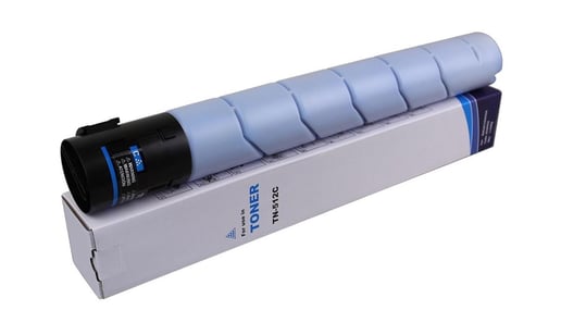 Konica Minolta TN512C (Yield: 26,000 Pages) Cyan Toner Cartridge