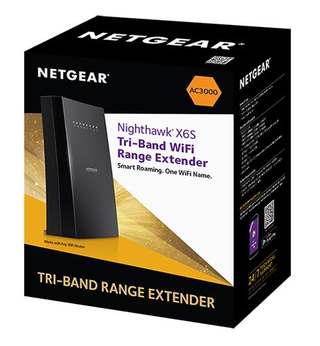 Netgear Nighthawk X6S EX8000 Tri-Band Desktop Wi-Fi Range Extender