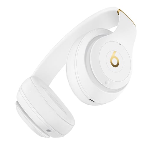 Beats Studio3 Over-Ear Noise-Cancelling Wireless Headphones (White)