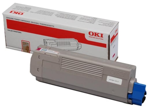 OKI 44059254 (Yield: 10,000 Pages) High Yield Magenta Toner Cartridge