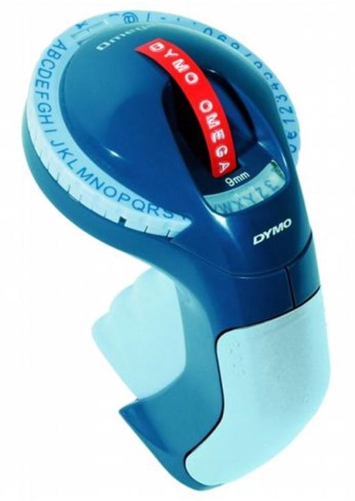 Newell Dymo Omega Embosser Home Label Maker (Grey/Blue)