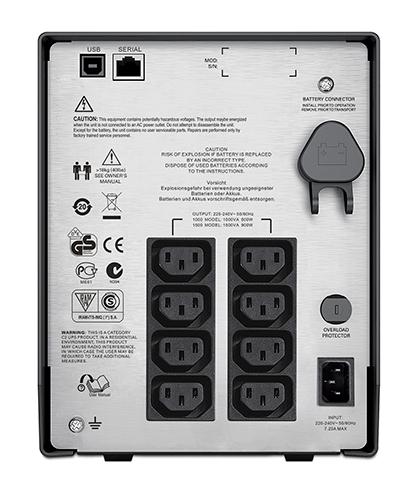 APC Smart-UPS C 1500VA (900W) LCD 230V Uninterruptible Power Supply with SmartConnect