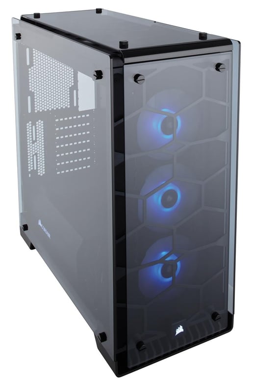 Corsair Crystal Series 570X Mid Tower Gaming Case - Black 