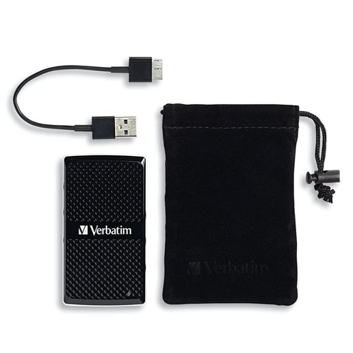 256GB Verbatim VX450 Desktop External Solid State Drive - USB 3.2 Gen 1