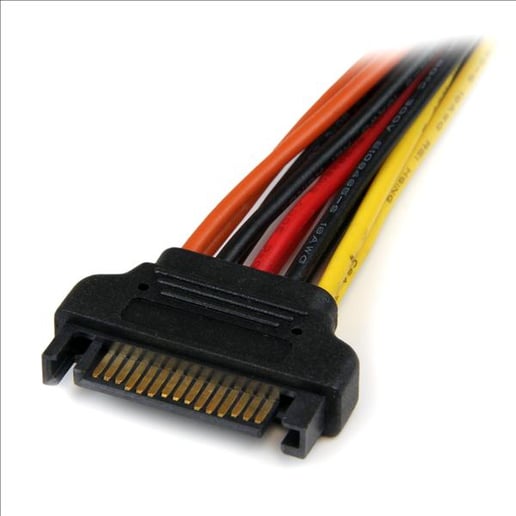 StarTech (6 inch) Latching SATA Power Y Splitter Cable Adapter