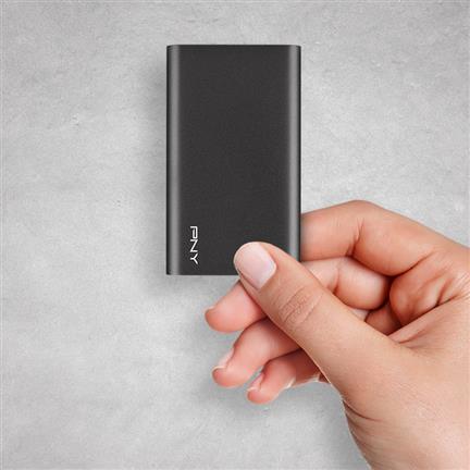 PNY Elite 240GB Mobile External Solid State Drive in Black - USB3.0