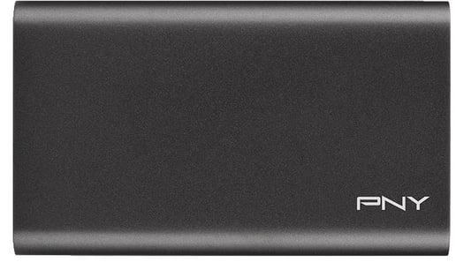 PNY Elite 240GB Mobile External Solid State Drive in Black - USB3.0
