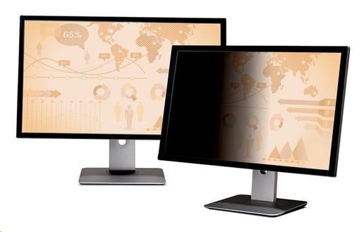3M PF213C3B Frameless Black Privacy Filter for 21.3 inch Standard Monitors - 98044054173 / 7100026042