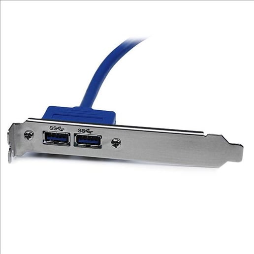 StarTech.com 2 Port USB 3.0 A Female Slot Plate Adaptor