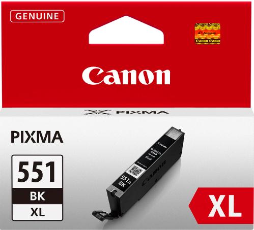 Canon CLI-551BKXL (1,130 Photos) High Yield Black Ink Cartridge