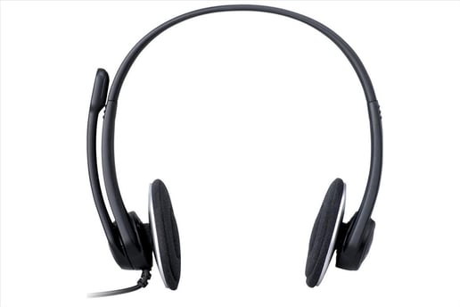 Logitech H340 Lightweight USB Headset with Noise-Cancelling Microphone