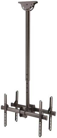 StarTech.com Ceiling Back-to-Back TV Mount (Black) for 32 to 75 inch TVs