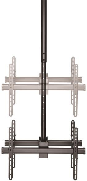 StarTech.com Ceiling Back-to-Back TV Mount (Black) for 32 to 75 inch TVs