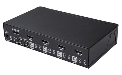 StarTech.com 4-Port DisplayPort KVM Switch - 4K 60Hz
