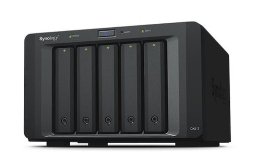 Synology DX517 5-Bay Desktop NAS Enclosure Expansion