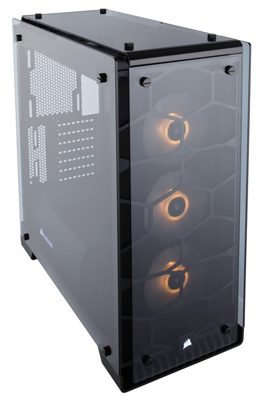 Corsair Crystal Series 570X Mid Tower Gaming Case - Black 