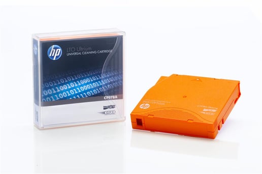 HP LTO Ultrium (15 to 50 Cleanings) Cleaning Tape Cartridge (Orange)