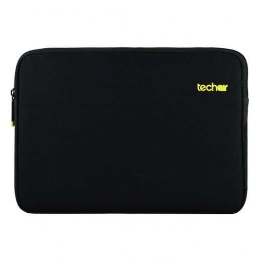Techair Neoprene Sleeve (Black) for 12-14.1 inch Laptops