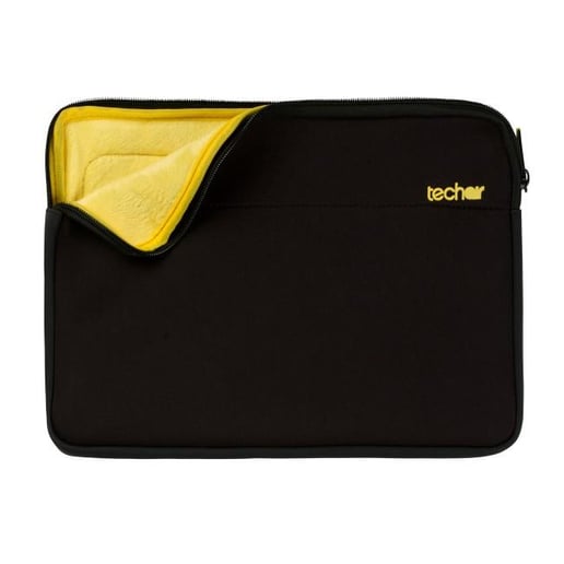Techair Neoprene Sleeve (Black) for 12-14.1 inch Laptops