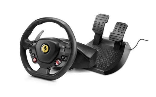 Thrustmaster T80 Ferrari 488 GTB Edition Racing Wheel and Pedal Set