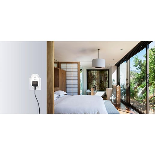 TP-Link HS100 Kasa Smart Wi-Fi Plug 2.4GHz 802.11b/g/n (White) Pack of 2