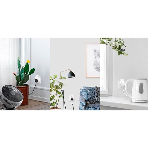 TP-Link HS100 Kasa Smart Wi-Fi Plug 2.4GHz 802.11b/g/n (White) Pack of 2