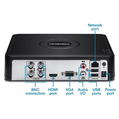 TRENDnet 4-Channel HD CCTV DVR Surveillance Kit (Black) Version v1.0R