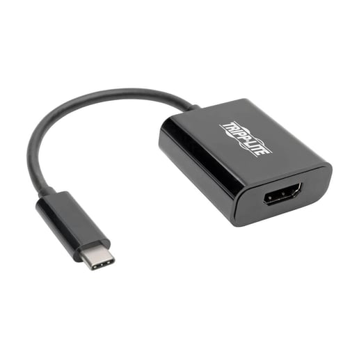 Tripp Lite (0.15m) USB-C/Thunderbolt 3 to HDMI Adaptor (4K x 2K) @ 24/25/30Hz M/F (Black)