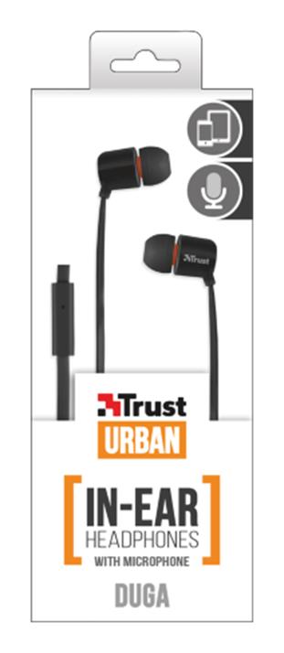 Trust Duga In-Ear Headphones with Microphone (Black)