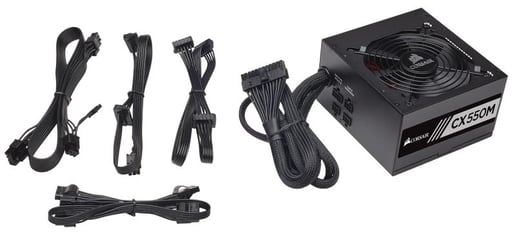 Corsair CX550M 550W Semi-Modular Power Supply 80 Plus Bronze