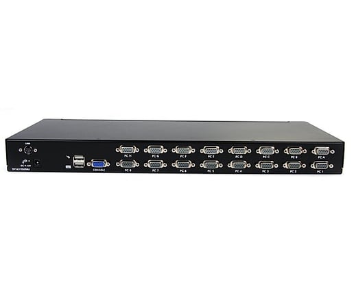 StarTech.com 16-Port (1U) Rack Mount USB KVM Switch with OSD