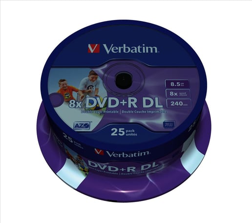 Verbatim DVD+R 8x Dual Layer Print