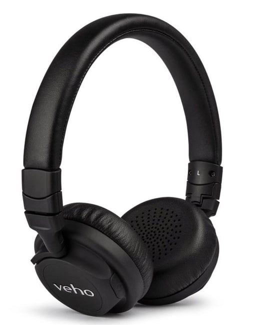 Veho ZB-5 On-Ear Wireless Bluetooth Headphones with Foldable Design