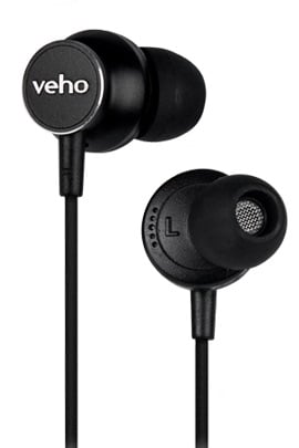 Veho Z-3 In-Ear Stereo Headphones with Built-in Microphone and Remote Control