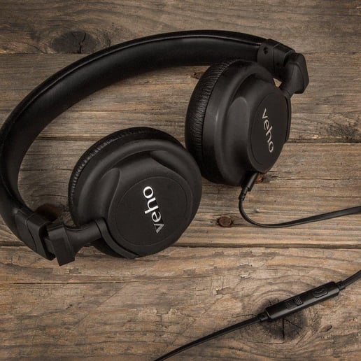 Veho Z-4 On-Ear Wired Headphones with Folding Design