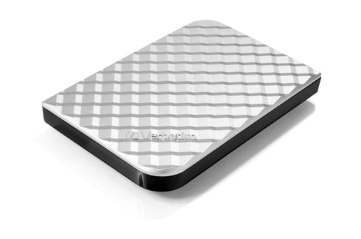 Verbatim Store 'n' Go 1TB Mobile External Hard Drive in Silver - USB3.0