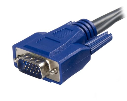 StarTech.com 6 feet Ultra-Thin USB VGA 2-in-1 KVM Cable