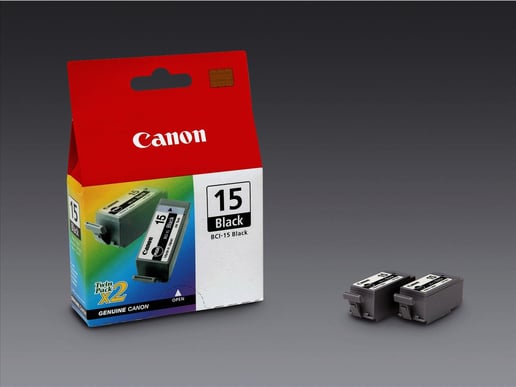 Canon BCI-15 Black (Twin Pack) Ink Tank