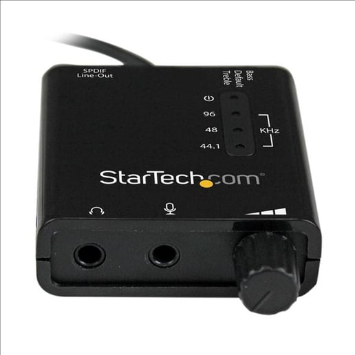 StarTech.com USB Stereo Audio Adaptor External Sound Card with SPDIF Digital Audio