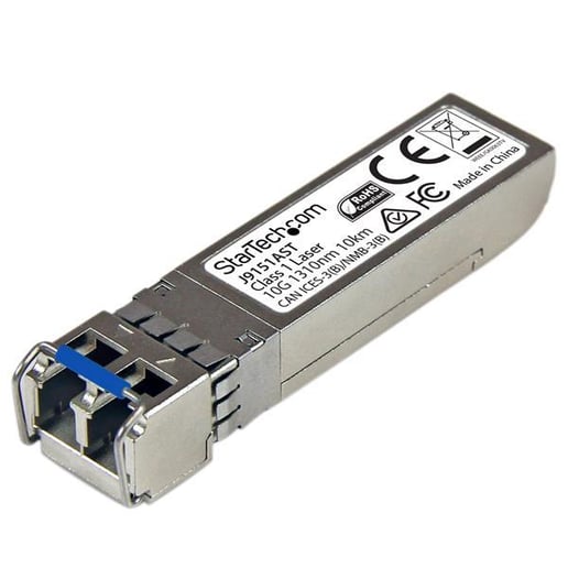 StarTech.com 10 Gigabit Fiber SFP+ Transceiver Module 10GBase-LR, SM LC, DDM, HP J9151A Compatible (10km)