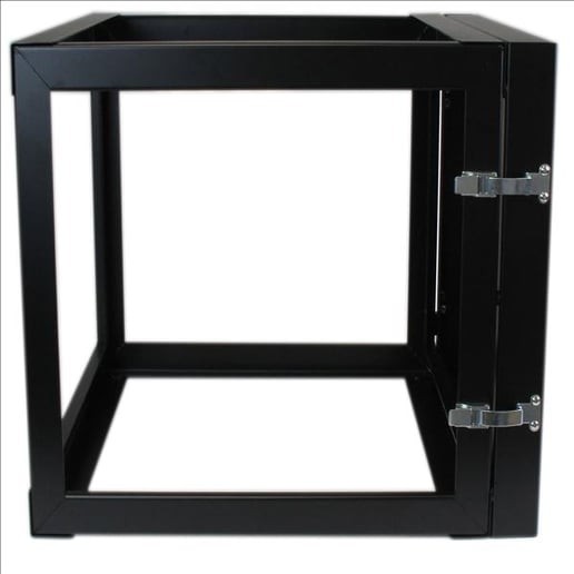 StarTech.com 12U 22 inch Depth Hinged Open Frame Wall Mount Server Rack