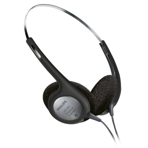 Philips LFH2236 Transcription Stereo Headphones (Black)