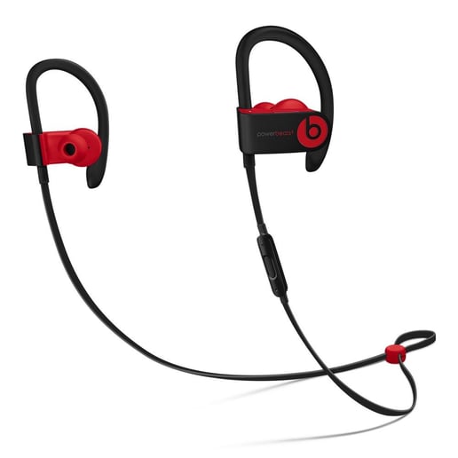 Apple PowerBeats3 Wireless In-Ear Earphones (Defiant Black/Red) - The Beats Decade Collection