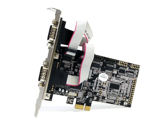 StarTech.com PEX4S553 4 Port PCI Express Card RS232 Serial Adaptor Card with 16550 UART